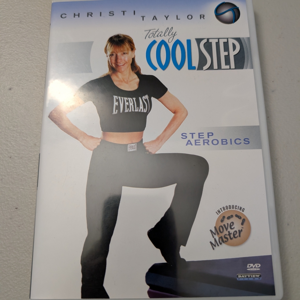 Vintage Step Workout DVD Called Cool Step Led By Christi Taylor